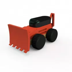Backhoe 3D print model