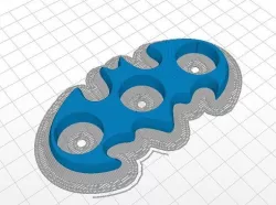 Batman fidget spinner - printer ready 3D print model
