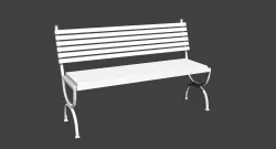 Bench05 Printable 3D print model
