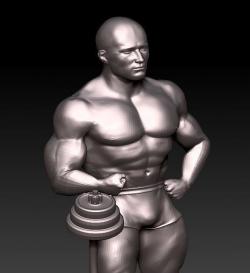 Muscular Man - Base Mesh 3D model