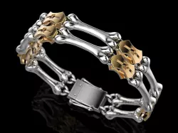 Bracelet Bones 3D print model