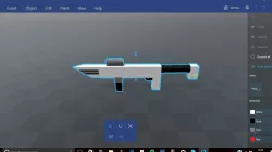 Broken Rifle Scifi 3D print model