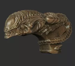 Cane alien 3D print model