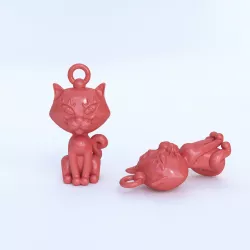 Cat earrings - printer ready 3D print model