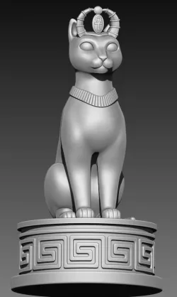 Cat King 3D print model