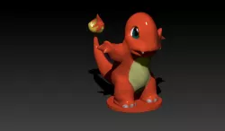 Charmander 3D print model