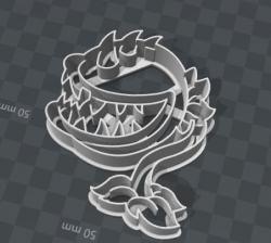 Chomper from Plants vs Zombies Cookie Cutter 3D print model