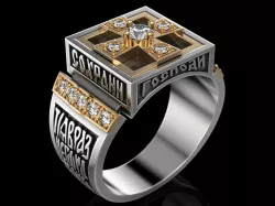 Christian ring 3D print model