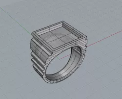 Classic Ring Men 3D print model
