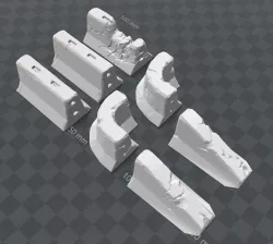 Concrete Barriers 3D print model