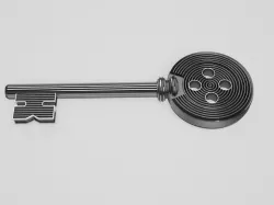 Coraline button Key - featured 3D print model