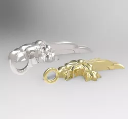 cross medal 3D print model