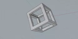 cube mudel 3D print model