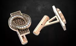 Cufflinks for men 129 3D print model