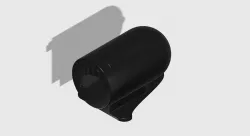 Customizable GA Wet Compass shell for flight simulator 3D print model