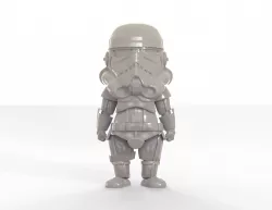 Cute Stormtrooper 3D print model