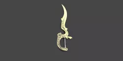 Dagger 3D print model