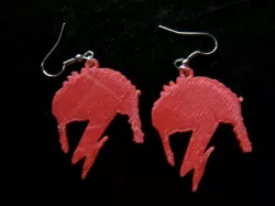 David Bowie Aladdin Sane Earrings