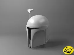 Death Watch Mandalorian helmet - Star Wars universe 3D print model