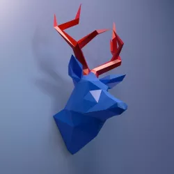 deer head 3D print model