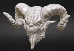 Demon head Bead 3D print model