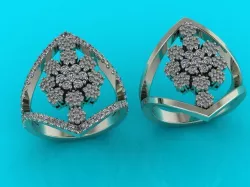 diamind ring 3D print model