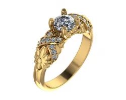 Diamond Ring 3D print model