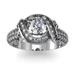 Diamond ring 3D print model
