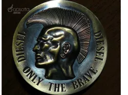 Diesel Warrior Belt Buckle replica 3D print model