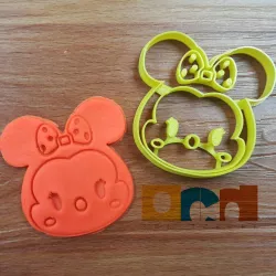 Disney mini mouse cookie cutter stl file 3D print model