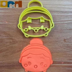 Disney princess Cinderella Tsumtsum stl file 3D print model