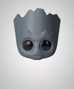 doll head Groot 3D print model