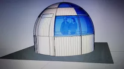 dome building 10 square meters 3D print model