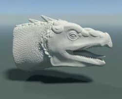 Dragon Head 3D print model