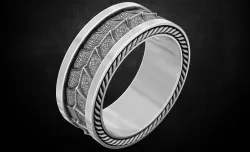 Dragon style ring 134 3D print model