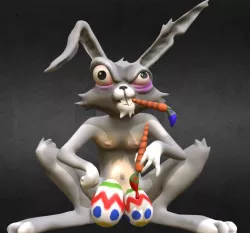 Easter Rabbit 3D print model