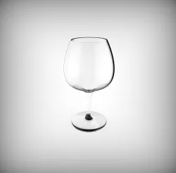 Elegant Wine Glass 3D print model