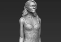 Emma Stone 3D printing ready stl obj formats 3D print model