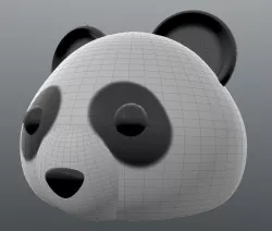 Emoji Panda 3D print model