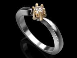 Engagement Ring 3D print model