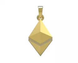 Ethereum Pendant 3D print model