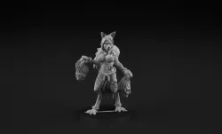 Foxy cheerleader 1 3D print model