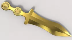 Functionnal roman pugio replica 3D print model