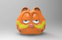 Garfield Color Head 3D print model