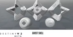 Ghost shell Beta Destiny 2  3D print model