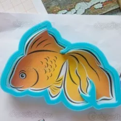 Goldfish cookie cutter for professional 3D print model