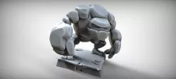 Golem Clash of Clans 3D print model