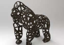 Gorilla Voronoi 3D print model
