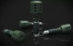 Grenade sci-fi 3D print model