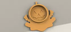 Halloween Coaster  3D print model